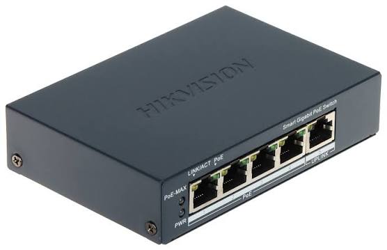 4-Port GE Smart PoE Switch HIKVISION DS-3E1505P-EI/M